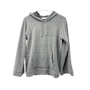 Treasure & Bond gray Sweatshirt Hoodie Top women's XS wide sleeves athleisure
